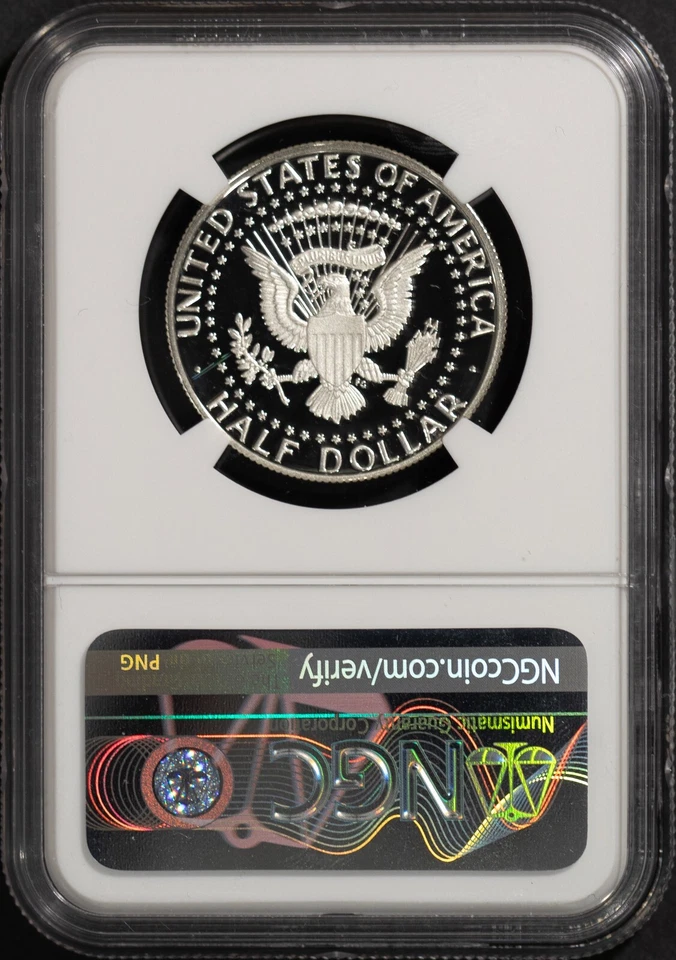 2018-S Silver Proof Set Limited Ed. 8 Slabbed NGC Coins Set John Mercanti PF70 - Image 4 of 4