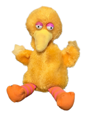 Vintage 1970s Big Bird 9.5” Plush knickerbocker Sesame Street