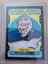 2021-22 Upper Deck O Pee Chee Michael Houser Black Marquee Rookies RC 045/100