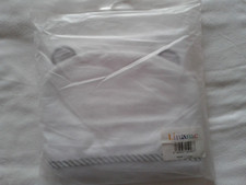 Liname hooded white baby towel new