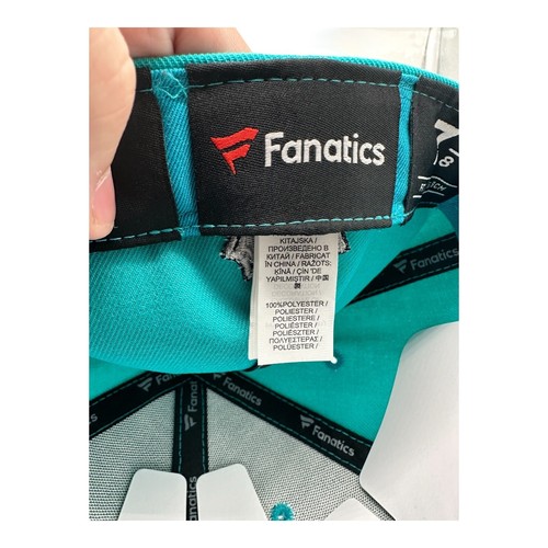 NWT Men's Fanatics San Jose Sharks Reverse Retro NHL Hockey Fitted Hat Cap 7 1/8 - Picture 7 of 7