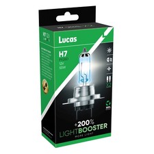 LUCAS H7 12v 200% Brighter Upgrade Bulbs Headlight Headlamp Performance
