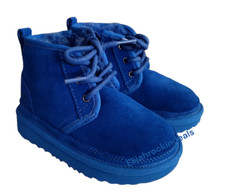 NEW UGG TODDLER NEUMEL II ROYAL BLUE CHUKKA BOOTS SIZE 6T, 9T MODEL 1017320T