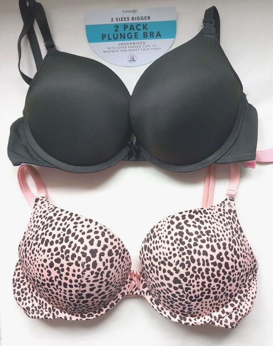 SIZES BIGGER MAXIMISE TRIPLE THICK BOOB JOB SUPERBOOST BRA GEORGE  PACK-FAB