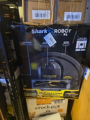 Shark IQ Robot Self Empty XL Vacuum Cleaner - Black (RV1001AEWK)