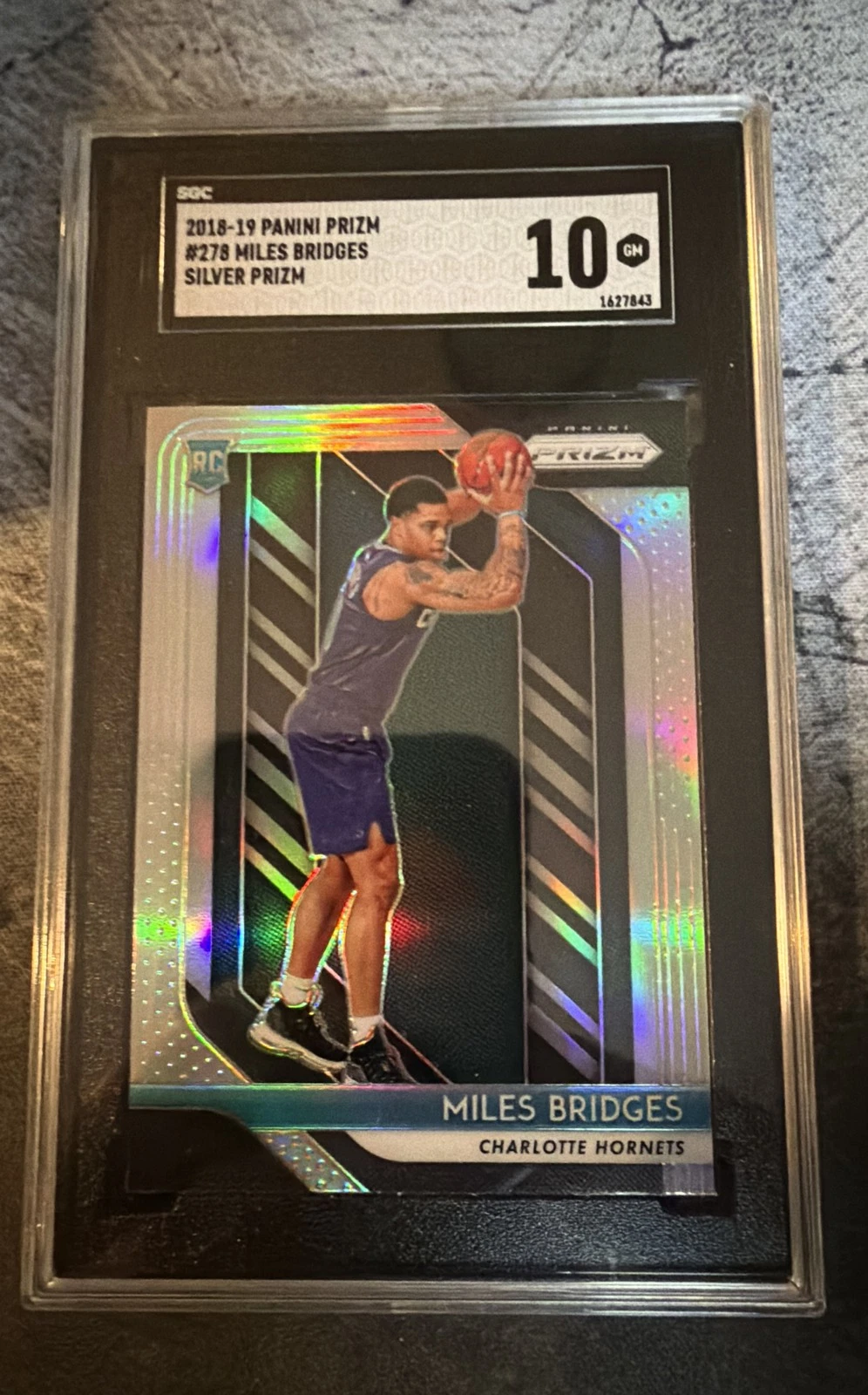 2018-19 Prizm Miles Bridges #278 Silver Prizm