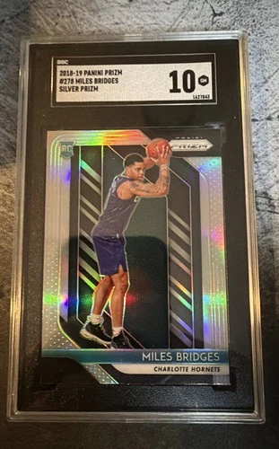 2018-19 Panini Prizm - Miles Bridges #278 Silver Prizm (RC)