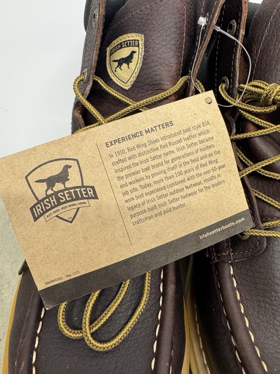 Red Wing Irish Setter Ashby 83605 Moc Toe Work Boot Brown  display picture 2