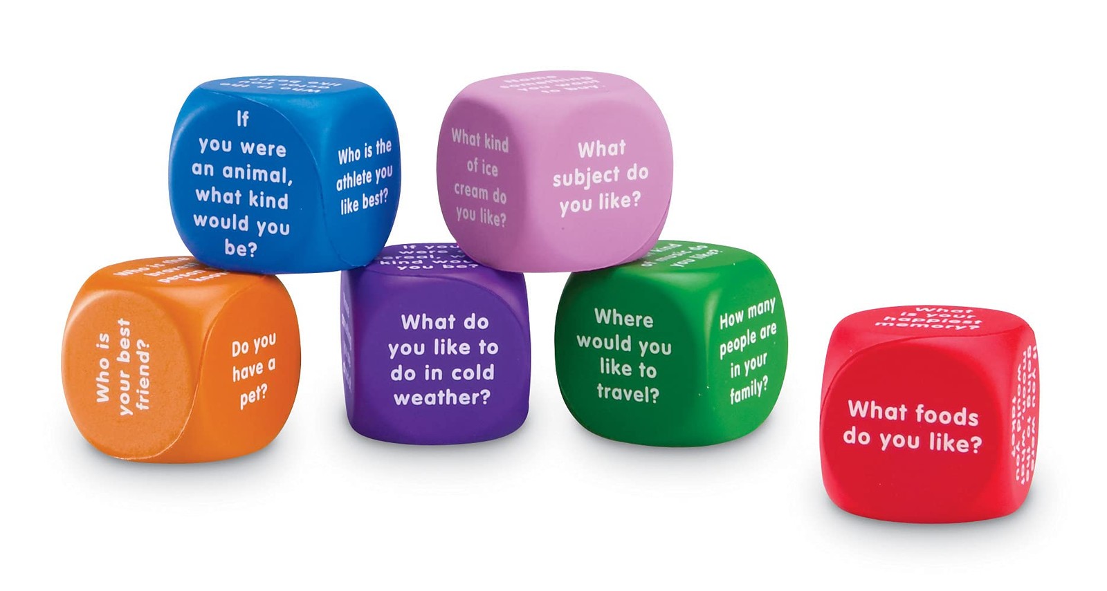 Conversation Cubes,  Communication Toys, Team Building Exercises, Foam Cubes thumbnail 5