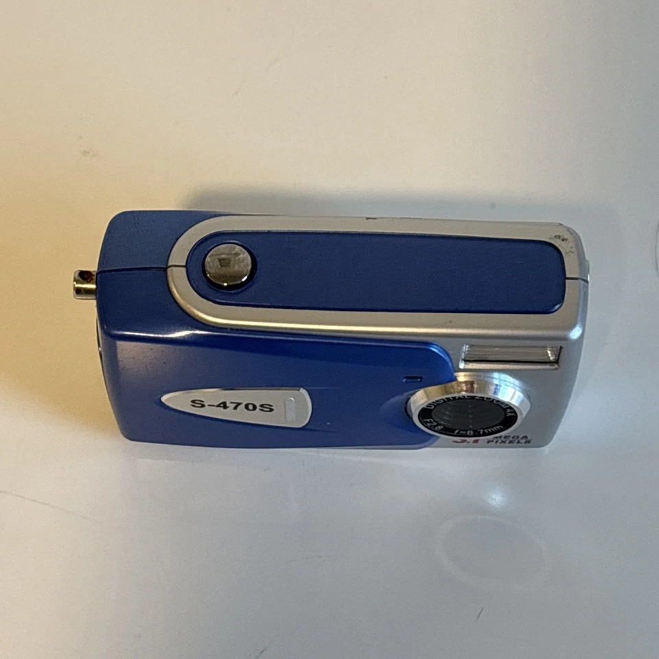 📸 Digital Camera S-470S 3.1MP 4X Zoom – Compact Vintage Style Camera 🔋 - Image 4 of 4