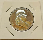 1963 Franklin Half Dollar 90% Silver BU Brilliant Luster