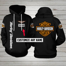 Personalized Harley Racing Davidson 3D Hoodie , Unisex Adults S-5XL
