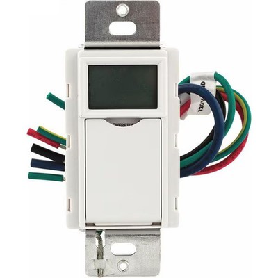 Nsi Tork Wall Timer Switch, 120/277VAC, 1800W, 16A SS703Z Nsi Tork SS703Z