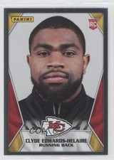 2020 NFL Sticker & Card Collection Silver Clyde Edwards-Helaire Rookie RC 0d8. rookie card picture
