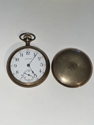Antique 1910 Waltham Royal Size 16s Gold Filled Pocket Watch - Working
