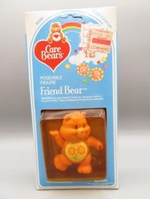 1982 Care Bears FRIEND BEAR 10-back 60360 Kenner Vinyl Figure MOC