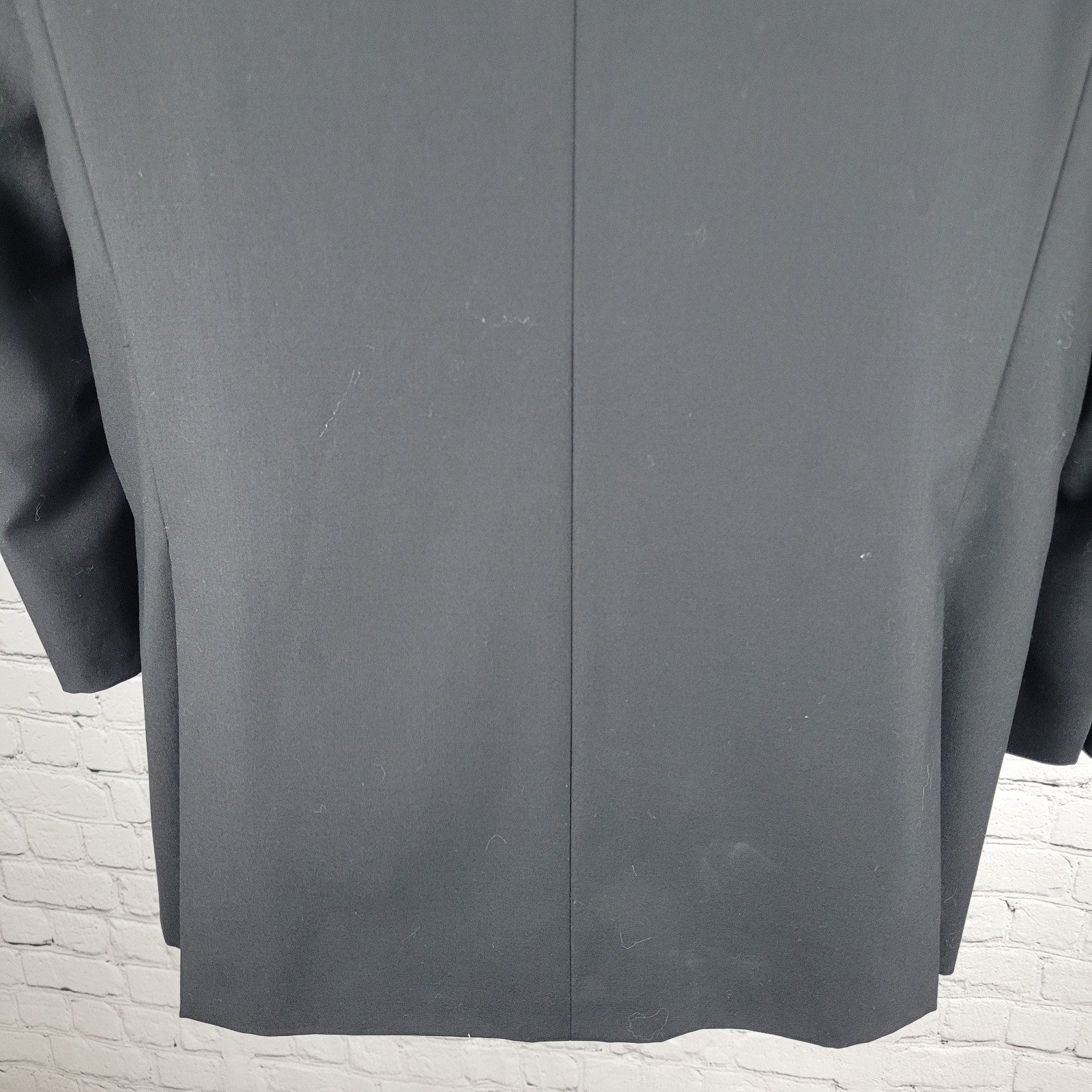 Bachrach Black 100% Wool 3 Button Double Vented N… - image 11