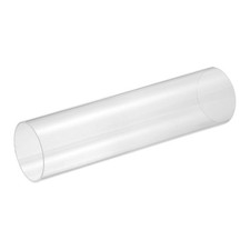 Clear Rigid Acrylic Pipe 60mm ID x 65mm OD 10" Round Clear Plastic Tube