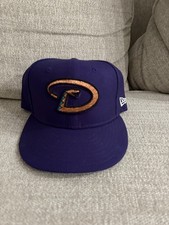 Arizona Diamondbacks Hat Cap Fitted Mens 7 1/2 MLB Baseball New Era purple 