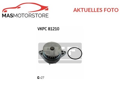 MOTOR KÜHLWASSERPUMPE WASSERPUMPE SKF VKPC 81210 P FÜR VW POLO,CADDY II
