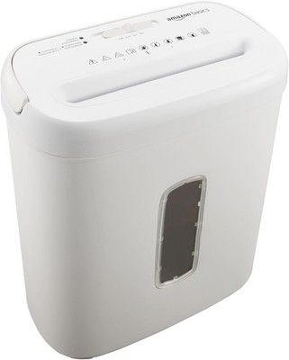 Amazon Basics 8-Sheet Cross Cut Paper Shredder and Credit Card Shredder - White