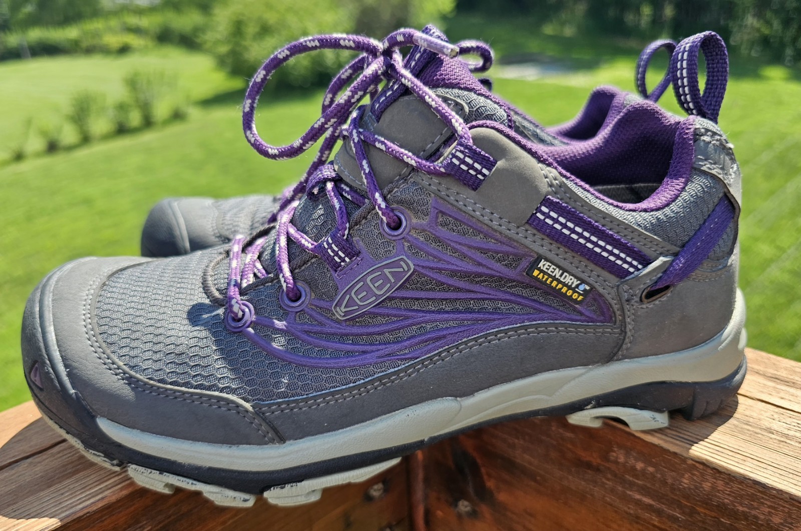Scarpe da trekking KEEN "Saltzman" donna taglia 7 antracite e viola