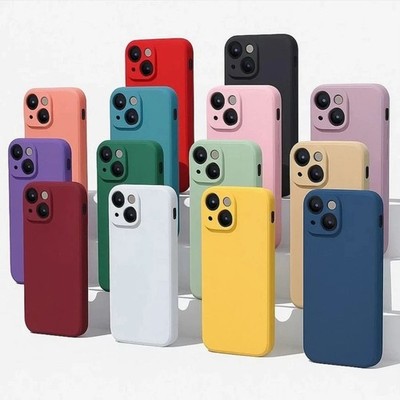 iPhone Hülle 17 16 15 14 12 11 13 Pro Max Stoßfest Silikon Cover 