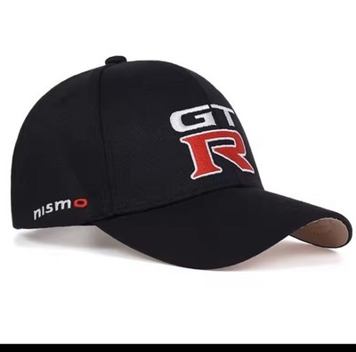 Baseballmütze bestickt schwarz GTR Motorsport Schirmmütze gebogener Schirm 56-60 cm F1
