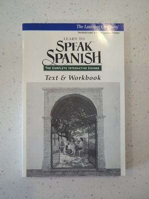 Learn to Speak Spanish Text & Workbook Interactive Course Paperback Learning Co