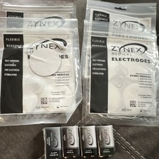 Zynex Flexible Reusable Electrodes for Electrical Stimulation, 4 Packs