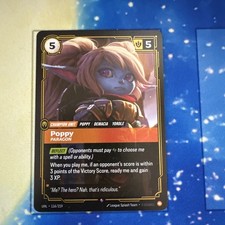Poppy Paragon Riftbound Rare 116/219 Near Mint English — live eBay listing