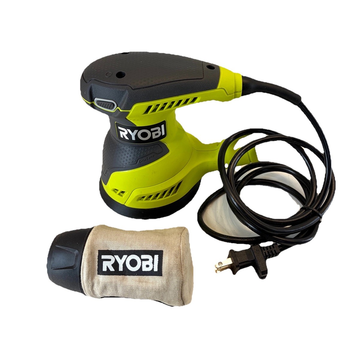 Ryobi Corded 5 in Random Orbital Sander 2.6 Amp Model RS290G | eBay
