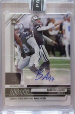 2025 Panini Instant NFL Brandon Aubrey Milestone Silver Signature Auto SSP 46/99