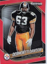 2025 Panini Prizm Black - Dermontti Dawson, #119, Red, #/299