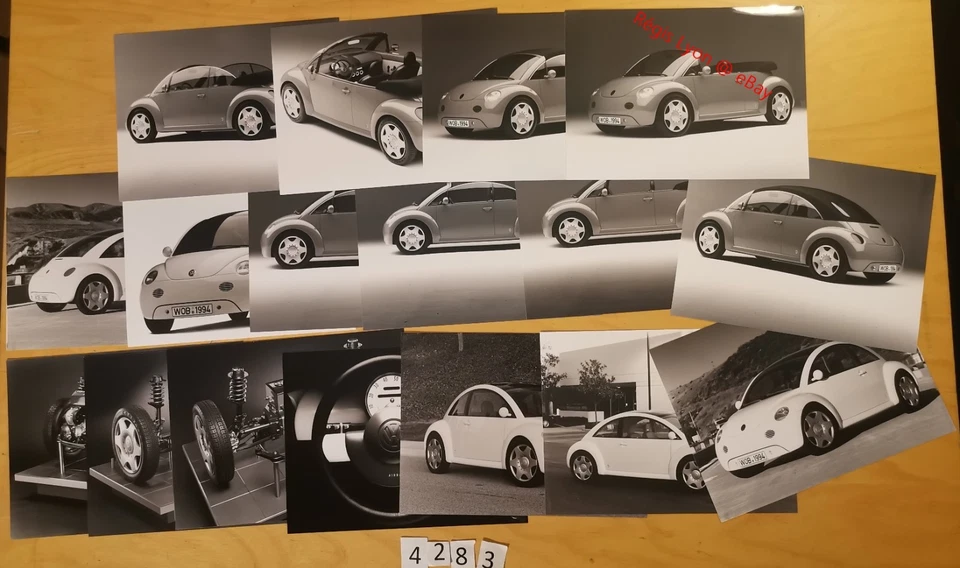 VW CONCEPT 1 CABRIOLET Prototype NEW BEETLE Dossier Presse Genève 1994 17 photos - Photo 4/4