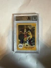 1986 Star Magic Johnson Autographed Basketball Card Beckett Graded 10
