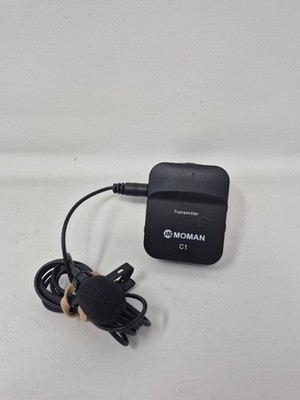 Wireless Moman C1 Transmitter Lavalier Microphone System - Transmitter ONLY