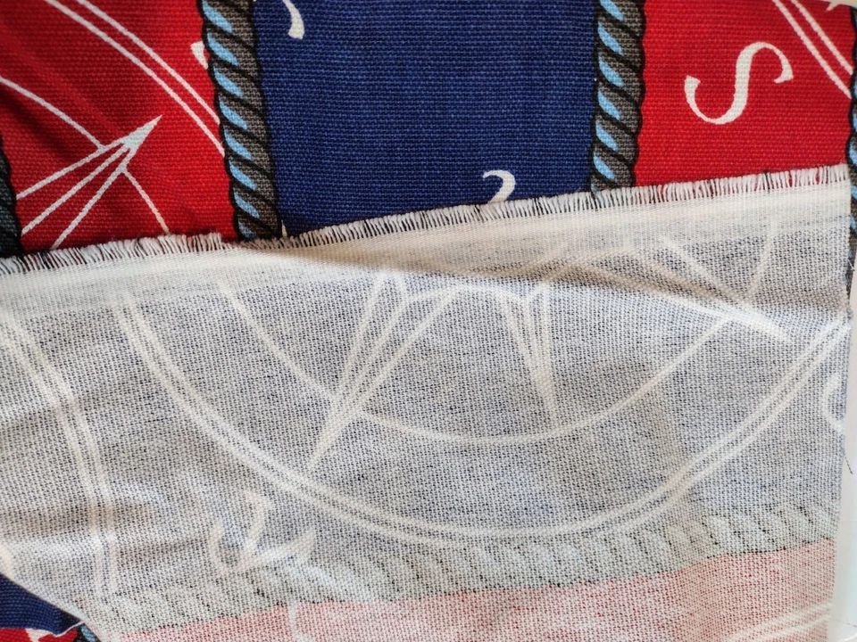 Premier Prints Thick Fabric Norway Design Nautical Compass Together is 2+ Yards - Image 4 of 4
