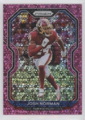 2020 Panini Prizm No Huddle Pink Prizm 5/15 Josh Norman #8 pm6