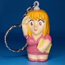 VTG 1997 Banpresto KochiKame Tokyo Beat Cops Reiko Figure Keychain