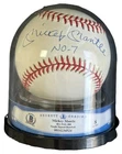 Mickey Mantle Signed No. 7 OAL Baseball Upper Deck UDA Beckett BAS 8 Auto