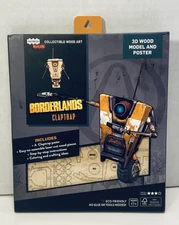 Borderlands Clap Trap 3D Wood Art Model & Poster eco friendly 9" iPerion 2019