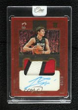 2022-23 Panini One and One Prime Rookie Jersey Gold 6/10 Nikola Jovic Auto 12wc