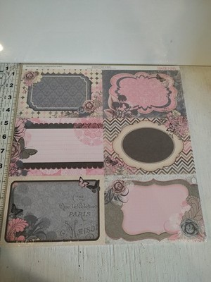 Bo Bunny Isabella Delicate 12x12 Scrapbook Paper Pack 25 Sheets