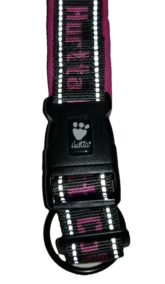 Hurtta Raspberry Outdoors Reflective Padded Dog Collar, Size 22"-26" FREE SHIP! - Imagem 4 de 4
