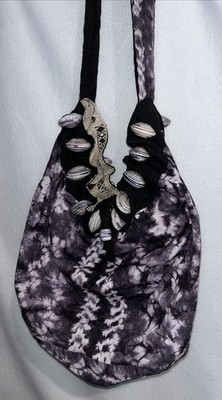 Purple Tie Dye TOTE BAG HANDMADE In UGANDA By PROJECT LYDIA CROSSBODY CARRY-ALL