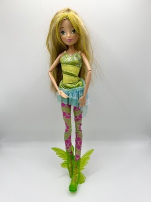 WINX Club FLORA SIRENIX Fairy Doll 2013 Nickelodeon Viacom 2012 11'' JAKKS *RARE*