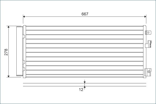 VALEO-OE 822574-OE Condenser, air conditioning for OPEL,VAUXHALL