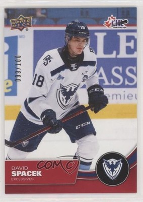 2021-22 Upper Deck CHL Exclusives /100 David Spacek #222 1qe8