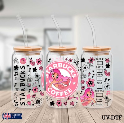 Karol UV DTF Aufkleber - 16oz Libbey Dose Glasfolie yn857